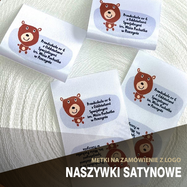 Satynowe metki sublimacyjne / Metki handmade 17
