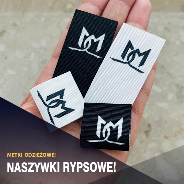 Metki Rypsowe z LOGO 3